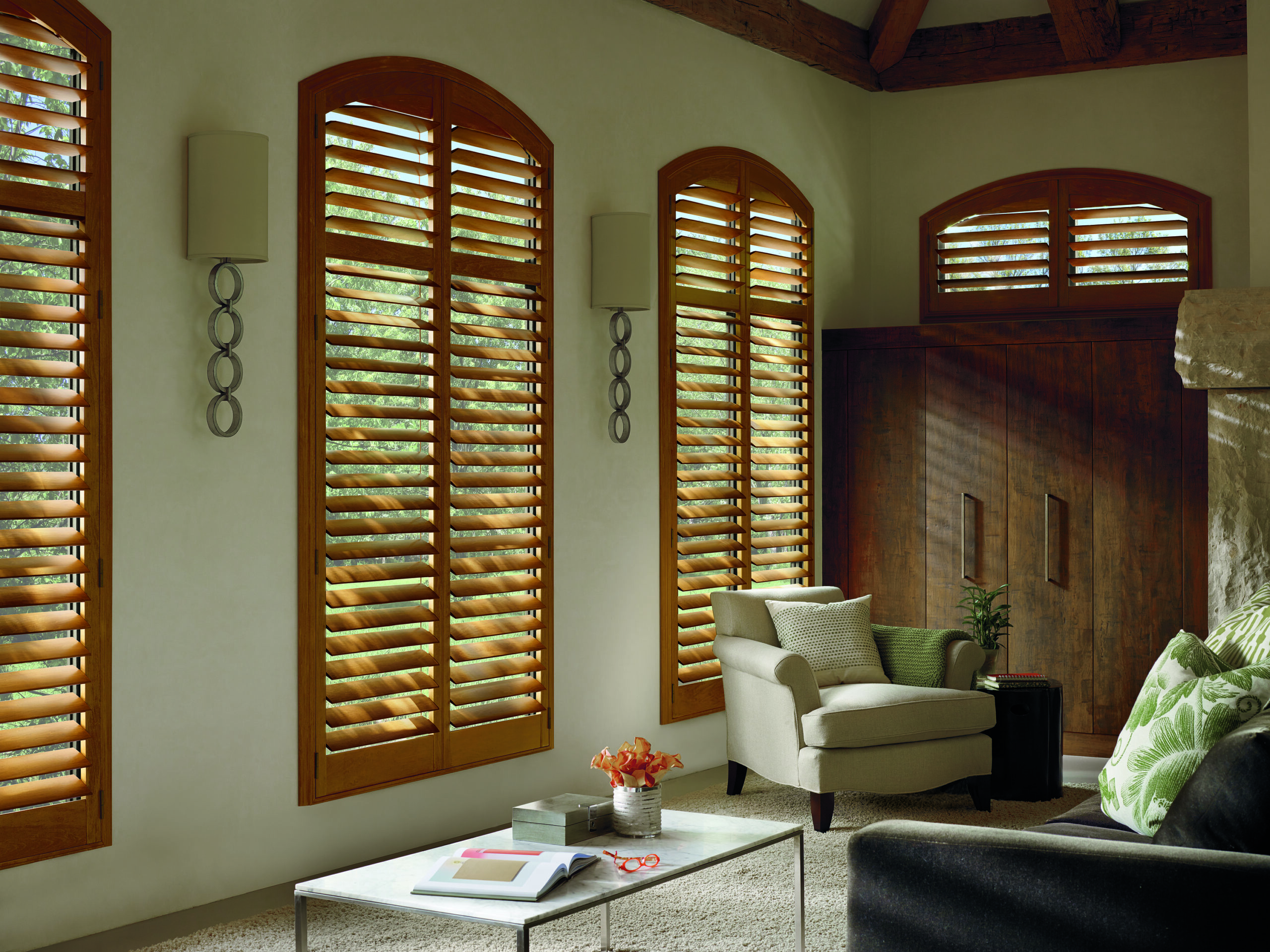 Wood plantation deals shutters